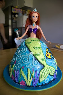 Perfect Ariel Birthday Cake