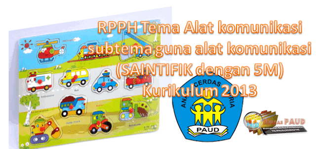 RPPH Tema Alat komunikasi subtema guna alat komunikasi (SAINTIFIK dengan 5M)