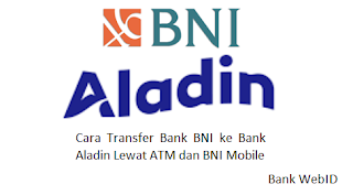 Cara Transfer BNI ke Bank Aladin via ATM dan BNI Mobile