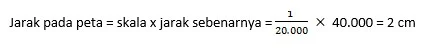 Contoh Soal Mengenai Skala dan Pembahasannya