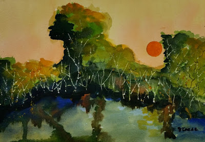 Loose Landscape Watercolor - John Keese