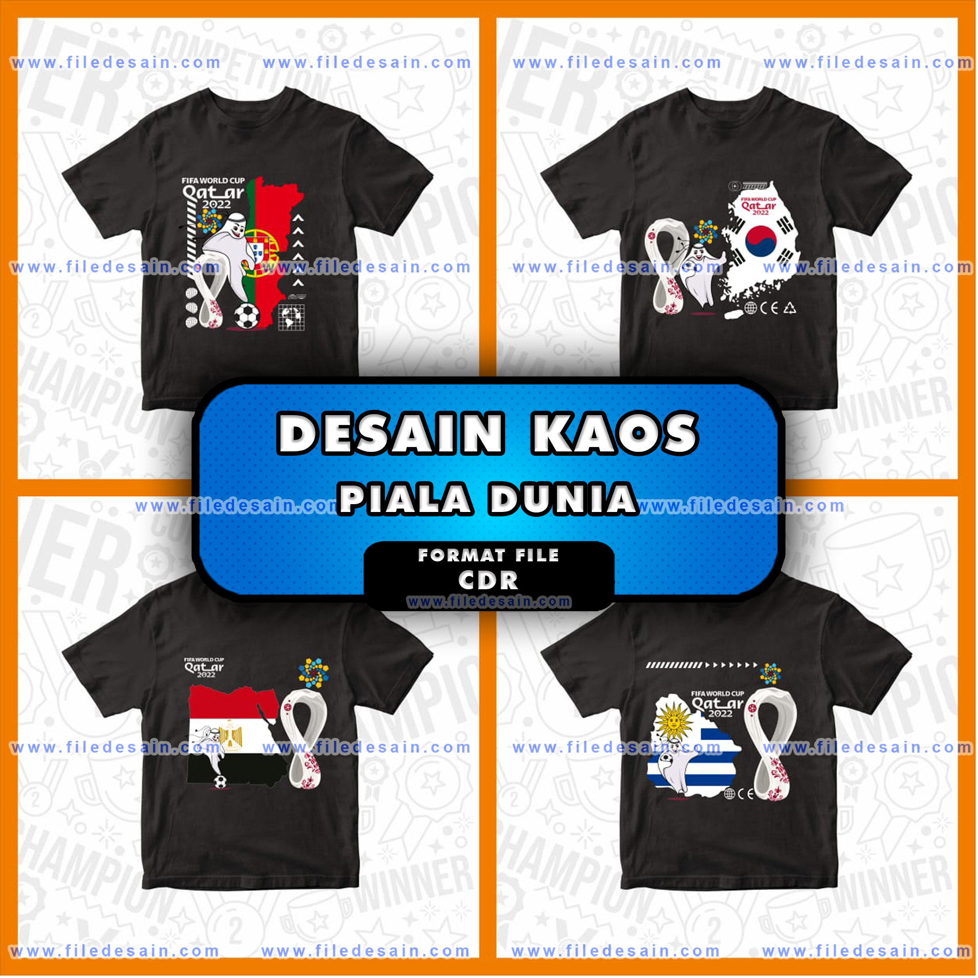 DESAIN KAOS PIALA DUNIA