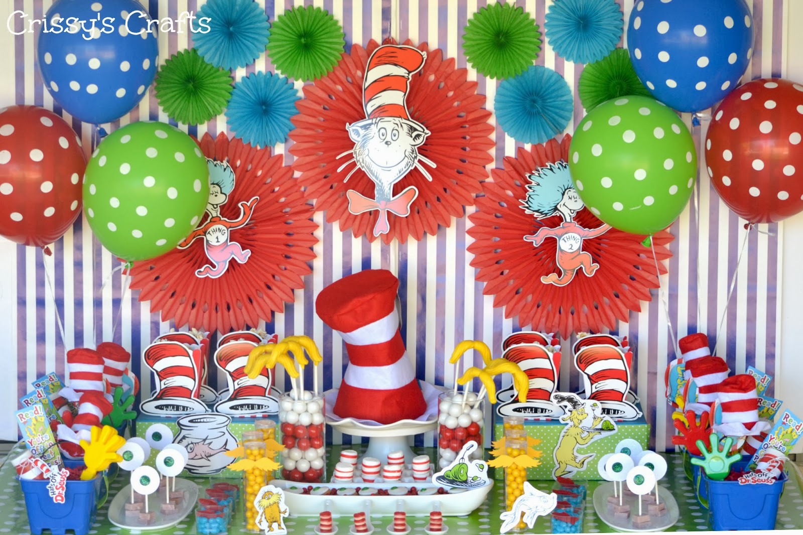 Crissy's Crafts: Dr. Seuss Party Ideas and Snacks