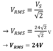 Calculation of root mean square value