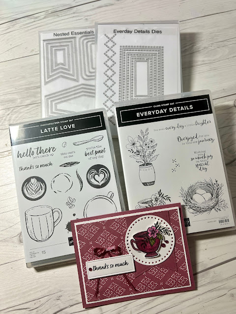 Stampin' Up! Bundles and tools used to create handmade greeting cards