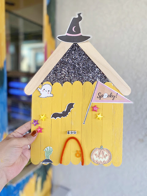It's that time of year again and we're so stoked to be crafting up some adorable, girly halloween decor! Want to make your own? Here's how!