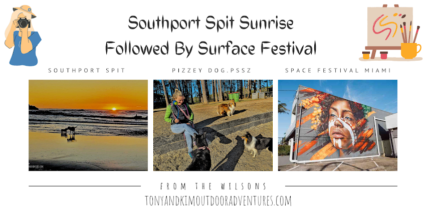 Early Morning Sunrise at Southport Spit, Gold Coast Followed By Surface Festival