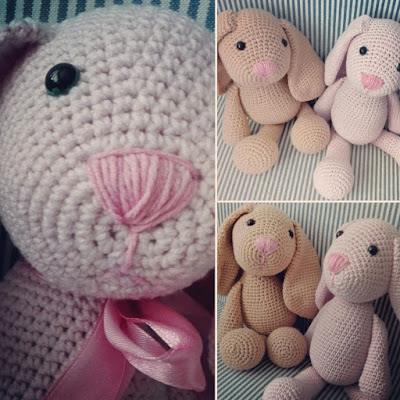 amigurumi bunny, szydełko, szydełkowe króliki, amigurumi, królik na szydełku