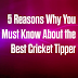 5 Reasons Why You Must Know About the Best Cricket Tipper