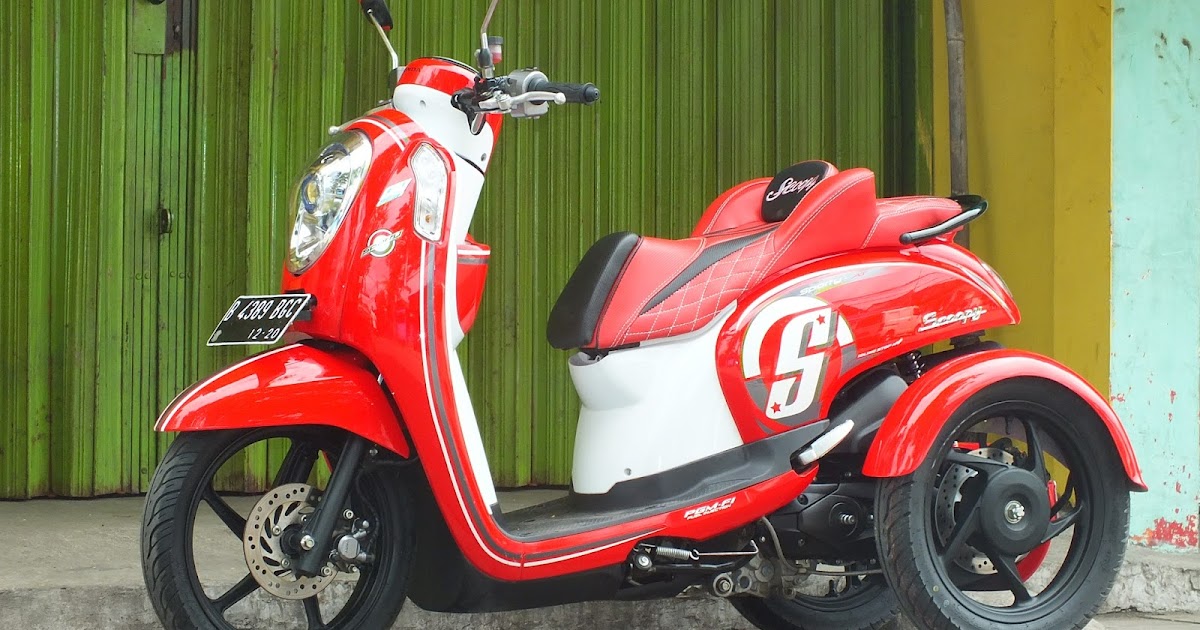  Modifikasi JOK MOTOR JOK MOTOR HONDA SCOOPY FI Model 