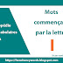 Les mots commençant par I, Tri par nombre de caractères