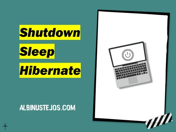 Perbedaan Shut down, Sleep, dan Hibernate pada Laptop