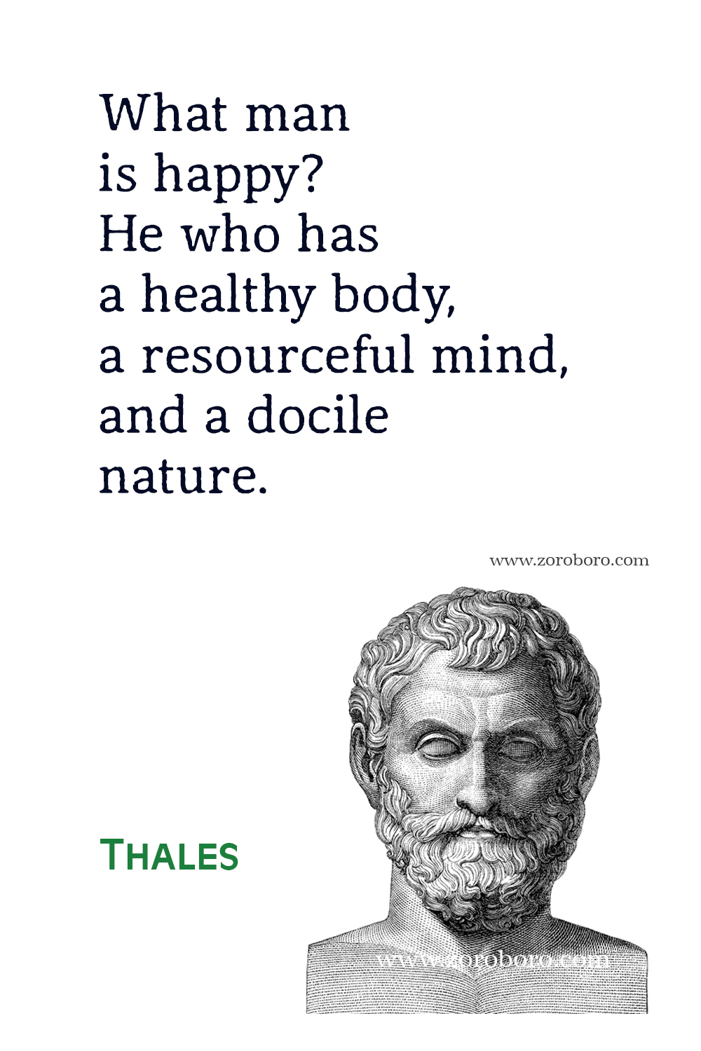 Thales Quotes, Thales Philosophy, Thales Books Quotes, Thales Image, Thales Science / Thales Theory Quotes. Thales of Miletus.