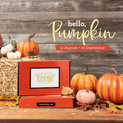 Craft with Beth: September 2020 Paper Pumpkin Kit Hello, Pumpkin Title Graphic