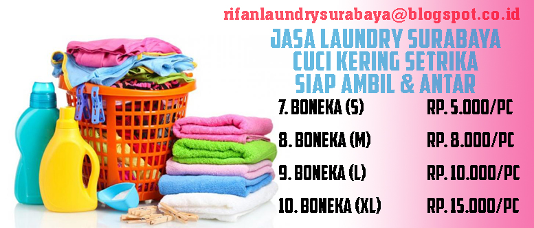  Daftar Harga Rifan Laundry