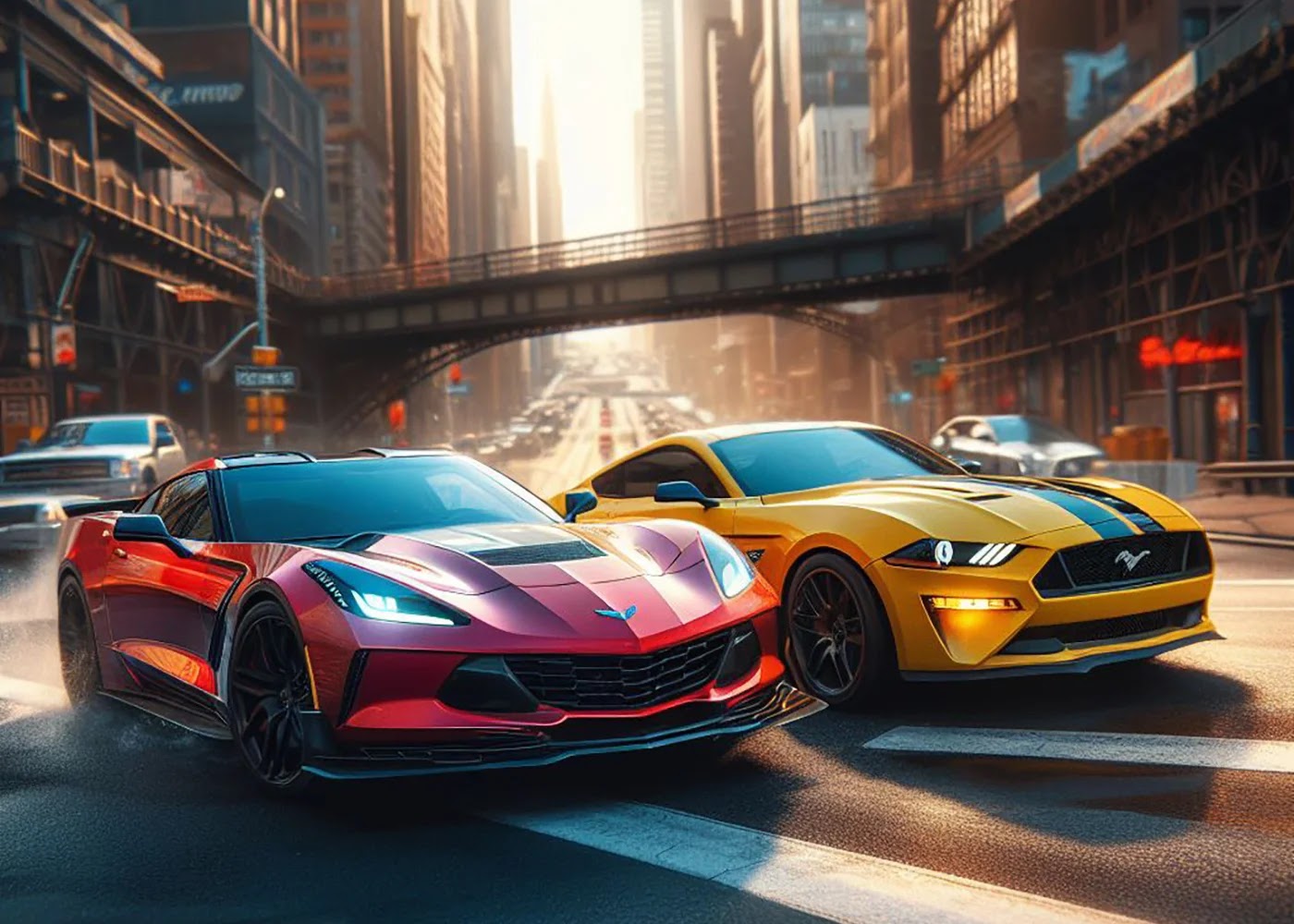 Corvette vs Mustang