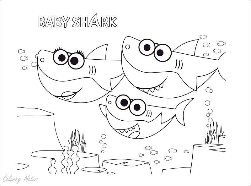 11 Baby Shark Coloring Pages Free Printable For Kids Easy And Funny Coloring Pages For Kids Free Printable 11 Baby Shark Coloring Pages Free Printable For Kids Easy And Funny Coloring Pages For Kids Free Printable