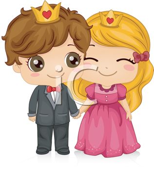 Cartoon Prince And Princess