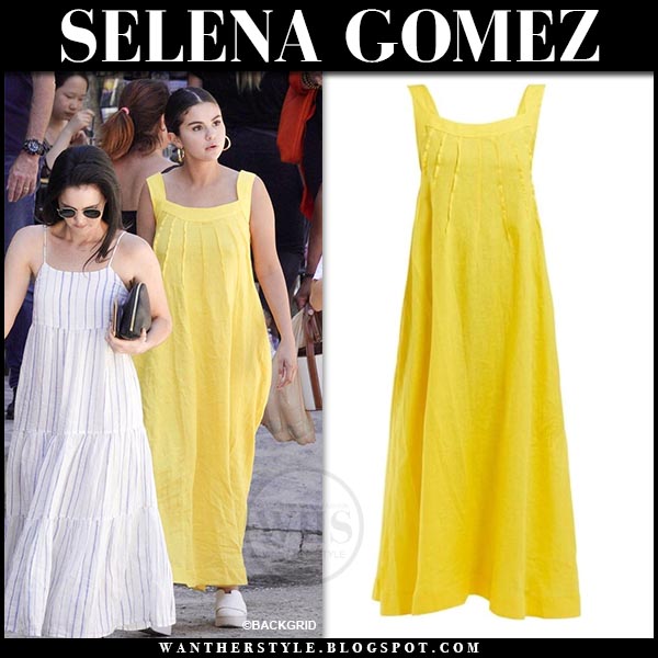 How to Wear Sneakers With Dresses Like Selena Gomez