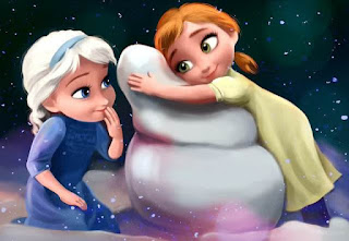 Gambar Elsa dan Anna Frozen wallpaper 9