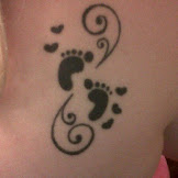 Baby Footprint Tattoos Ideas