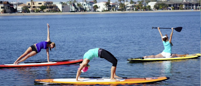 paddle board positions