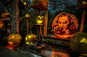 Awesome Over The Top Halloween Pumpkin Display