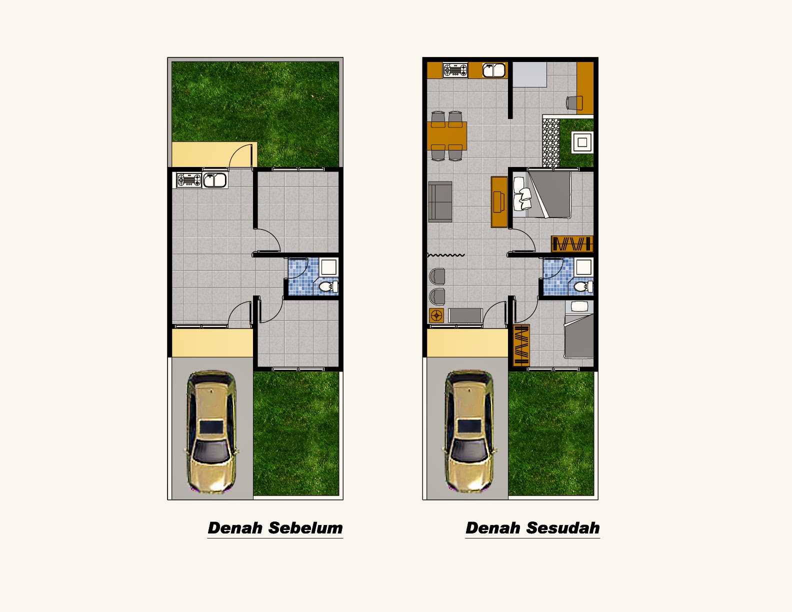 Gambar Desain  Rumah  Minimalis  2  Lantai  Cluster  Wallpaper 