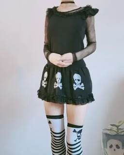 mall goth alt outfit