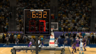 NBA 2K13 New Orleans Pelicans Shot Clock Texture