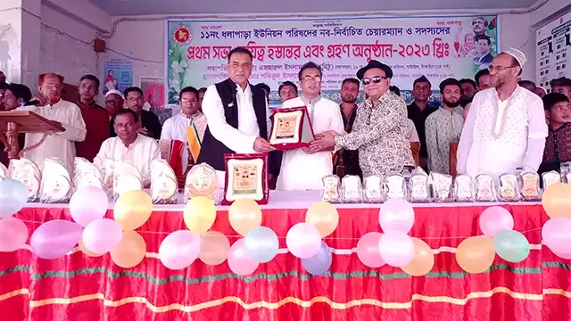 ঘাটাইলের ধলাপাড়া ইউপি র নব-নির্বাচিতদের প্রথম সভা