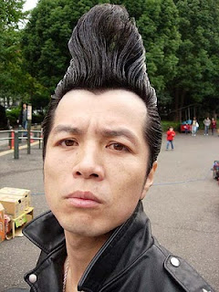 Japanese Punk Rock haircut for Men