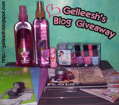 Giveaway: Gelleesh's First Blog Giveaway