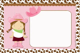 Little Cowgirl: Free Printable Invitations and Party Printables.