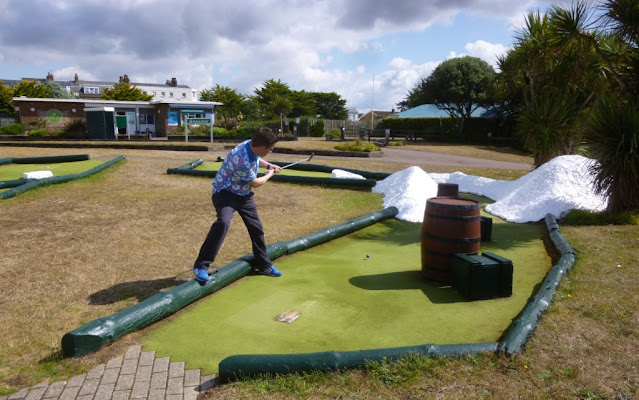 Photo of the Adventure Golf course at Norfolk Gardens in Littlehampton, West Sussex