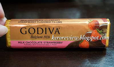 รีวิว โกดิวา ช็อกโกแลตนมสตรอว์เบอร์รี่แบบแท่ง (CR) Review milk chocolate strawberry bar, Godiva Brand.