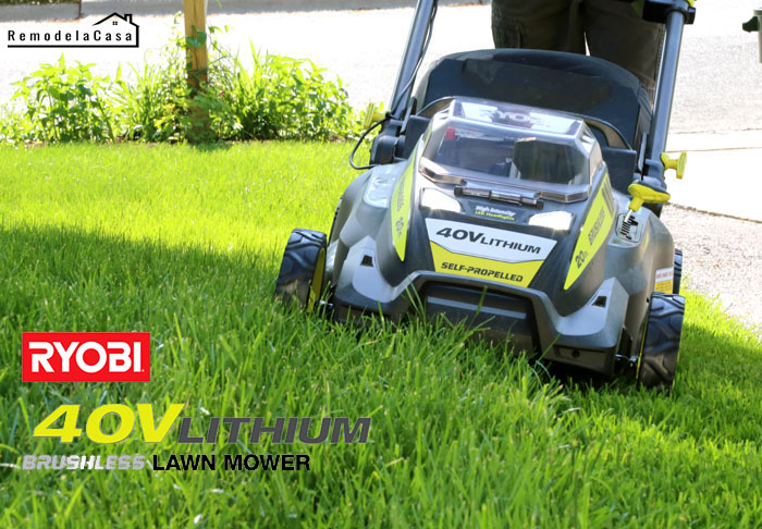RYOBI 40V Lithium Brushless Lawn Mower Review - Remodelando la Casa