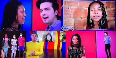 studante quilombola de Campo Formoso é homenageada pelo cantor Luan Santana no programa Caldeirão do Huck