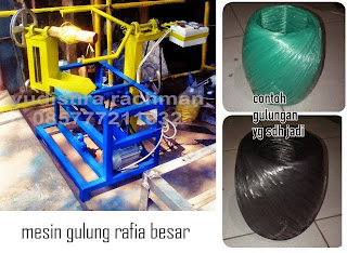 mesin gulung rafia besar