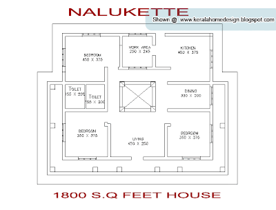 Bedroom House Plans on Free Kerala House Plans With Elevation Photos Designs  Beautiful