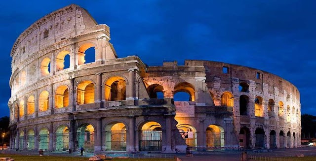 Where is the world-famous monument Colosseum located?