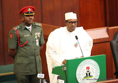 buhari gives 2016 budget