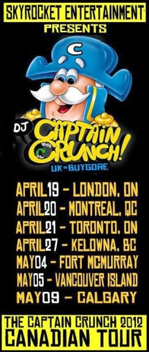 DJ Captain Crunch 2012 Tour