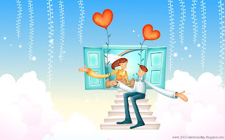 Cute Cartoon Love HD wallpapers 2013