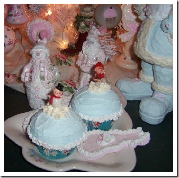 snowmen cake toppers