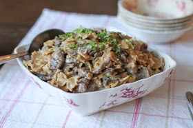 Food Lust People Love: This easy beef stroganoff pasta is a tasty one-pot meal, beefy and creamy with lots of mushrooms. It’s cooked in an Instant Pot so it’s on the table quickly without even firing up your stove.