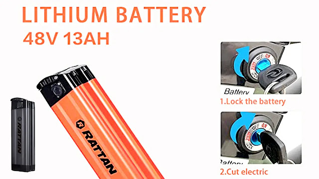 Rattan Electric Bike Battery