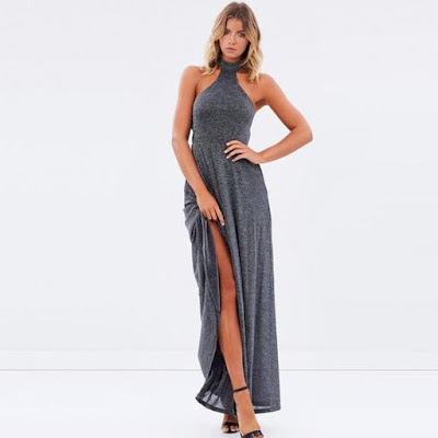 dark gray maxi dress, sexy dark gray maxi dress, maxi dress, summer grey maxi dress, grey maxi dress, gray maxi dress, sleeveless dark gray maxi dress