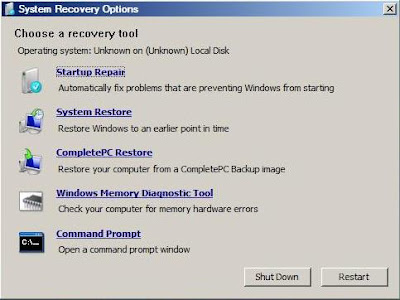 fix bootmgr is missing in windows vista