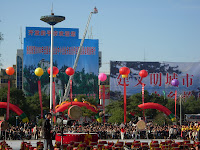 Scene of the Opening Ceremony at Renmin Square